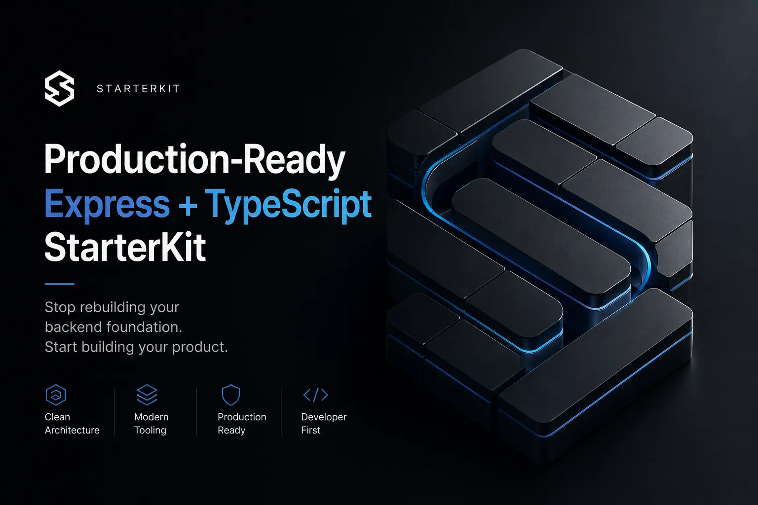 Cover of the Production-Ready Express + TypeScript StarterKit